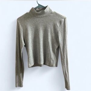 American Eagle Outfitters Heather Gray Top